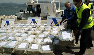Polovica kokaina v Evropo prispe prek pristanišč v tej državi