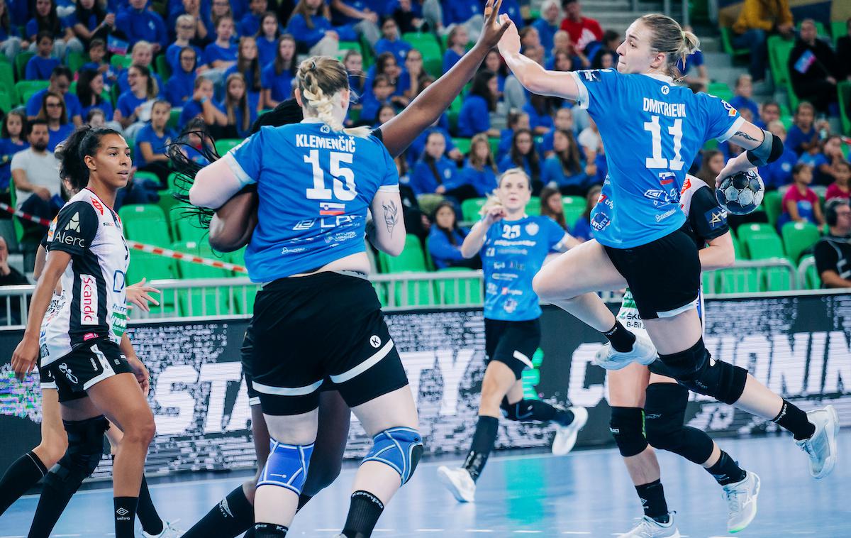 RK Krim Mercator : Vipers Kristiansand, liga prvakinj Daria Dmitrieva | Krimovke niso bile kos Kristiansandu. | Foto Siniša Kanižaj/Sportida