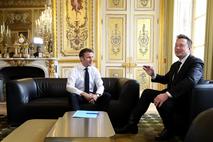 Emanuel Macron, Elon Musk