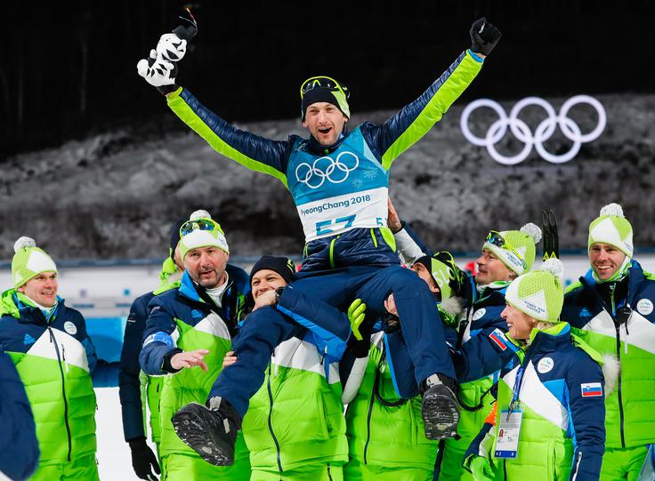Jakov Fak je v Pjongčangu postal olimpijski podprvak. | Foto: Stanko Gruden, STA