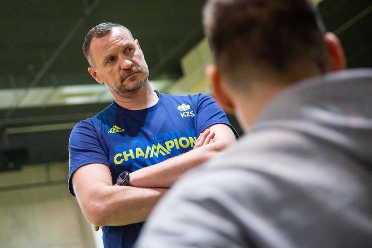 Rado Trifunović je pohvalil borbenost slovenskih košarkarjev. | Foto: Vid Ponikvar