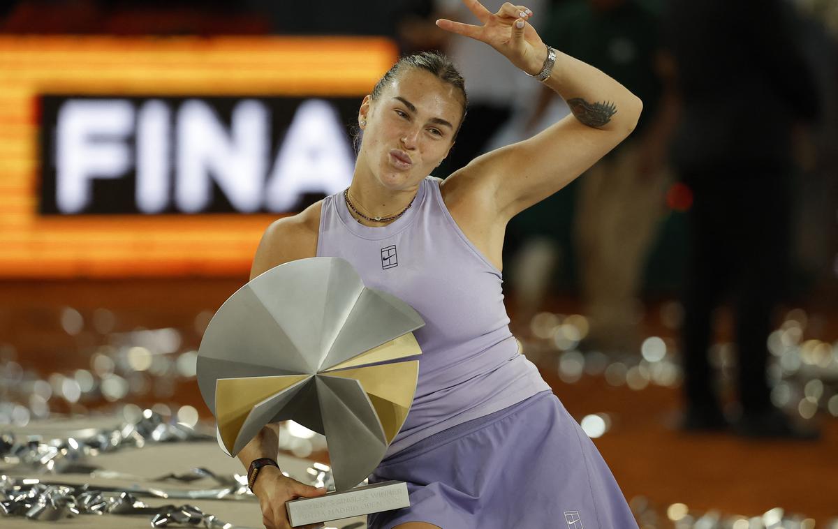 Arina Sabalenka | Arina Sabalenka je zanesljivo številka ena ženskega tenisa. | Foto Reuters