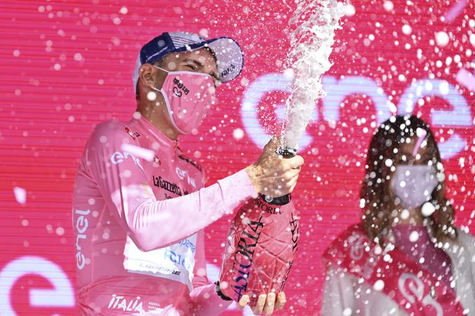 Na slovesni predstavitvi prvih treh etap Gira je bil tudi madžarski kolesar Valter Attila, ki je lani dve etapi prevozil v rožnati majici vodilnega.  | Foto: Guliverimage/Vladimir Fedorenko