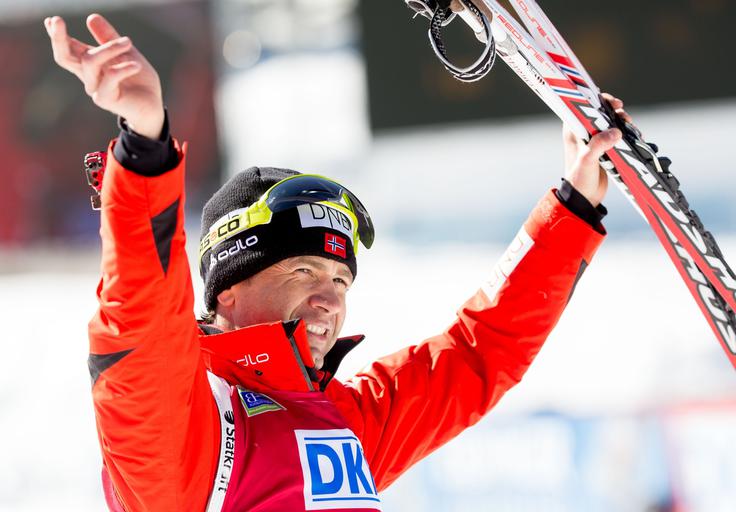 Ole Einar Bjoerndalen biatlon | Foto: Vid Ponikvar