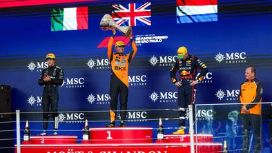 Nešportna poteza ob slavju Landa Norrisa #video