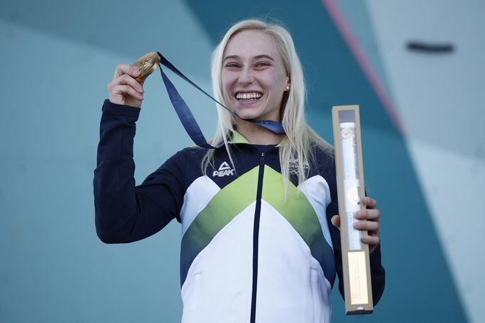 Olimpijska prvakinja Janja Garnbret. | Foto: Reuters