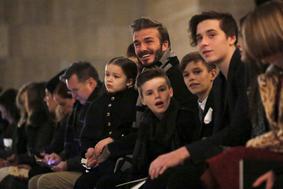Victoria Beckham na newyorškem tednu mode, David in otroci v prvi vrsti