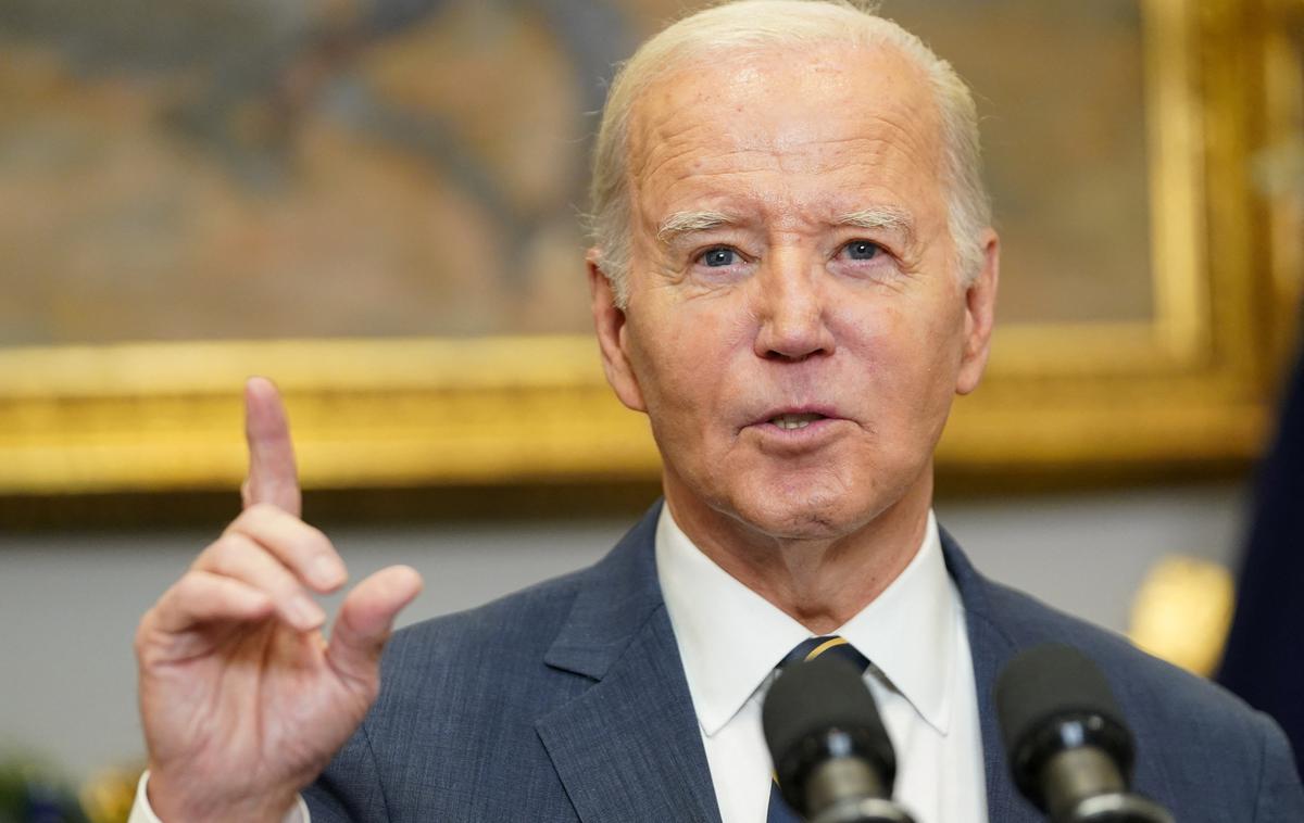 Joe Biden | Po mnenju Joeja Bidna njegov predhodnik s tem, ko govori, da se zastruplja kri Američanov, uporablja prav tak jezik, kot so ga uporabljali v nacistični Nemčiji. | Foto Reuters