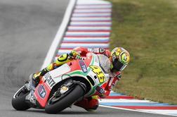 Rossi: Olje je špricalo vsepovsod