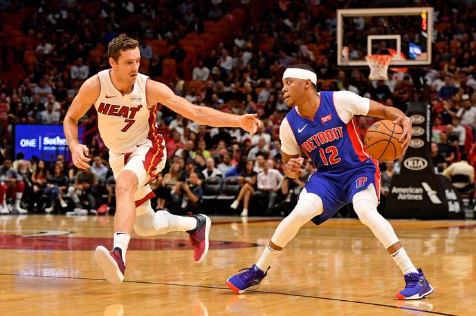 Goran Dragić | Miami Heat Gorana Dragića je gostil Detroit Pistons. | Foto Reuters