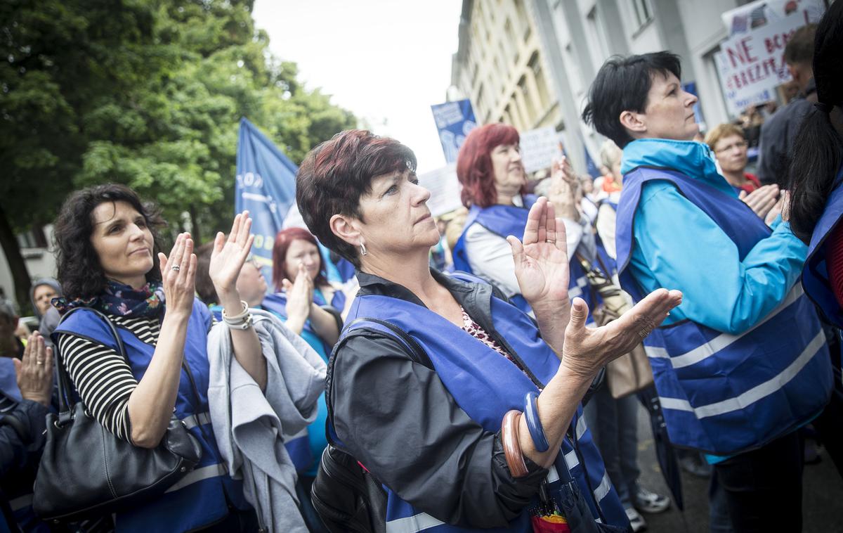 Stavka sindikatov | Foto Ana Kovač