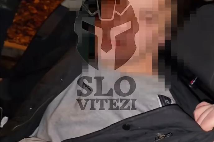 Slovitezi lovci na pedofile | Na koncu posnetka se 42-letnik Slovitezom zahvali. | Foto Instagram