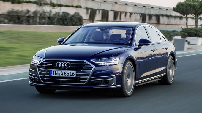 Audi A8 prvi prinaša tretjo stopnjo avtonomnosti. Ta v praksi še ni dovoljena, na zaprtem demonstracijskem poligonu v BTC jo bodo konec meseca dovolili. | Foto: Audi