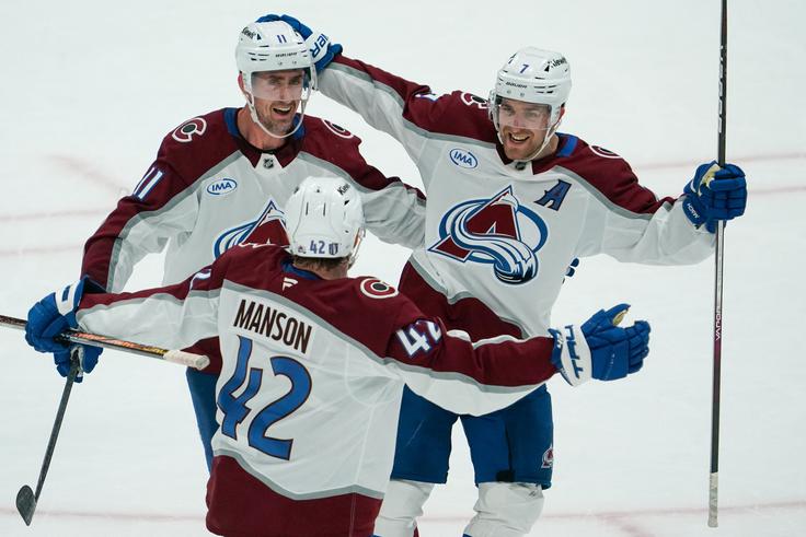 Colorado Avalanche so visoko slavili. | Foto: Reuters