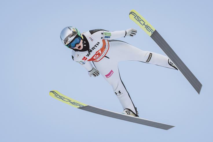 Nika Križnar je končala tik pod odrom za zmagovalke. | Foto: Sportida