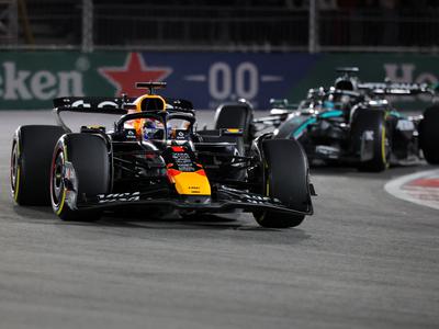 Max Verstappen z zmago v Vegasu ostaja v igri za naslov prvaka