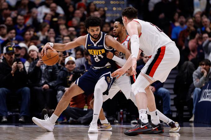 Jamal Murray se je zaustavil pri 55 točkah. | Foto: Reuters