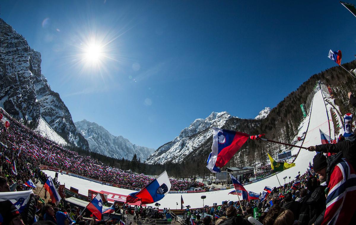 Planica navijači, letalnica bratov Gorišek | Prihodnja sezona v smučarskih skokih prinaša kar nekaj sprememb, sklep moškega svetovnega pokala pa ostaja tradiconalen – na Letalnici batov Gorišek. | Foto Vid Ponikvar/Sportida