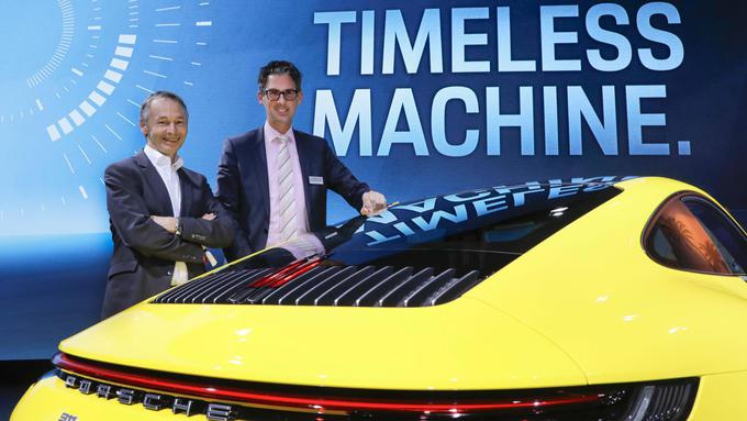 Achleitner s svojim naslednikom Walliserjem. | Foto: Porsche