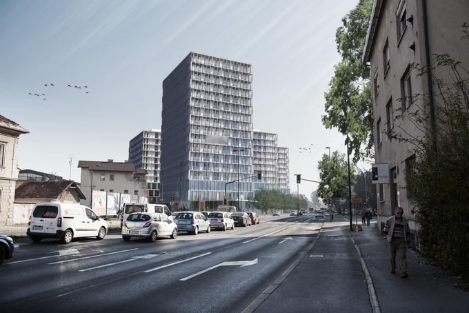 Idejna zasnova poslovno-stanovanjskega kompleksa na območju tržnice Šiška | Foto: API arhitekti