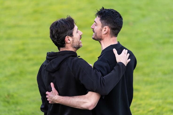 Španska stratega Victor Sanchez in Albert Riera sta v sezoni 2024/25 osvojila obe lovoriki. Sanchez z Olimpijo naslov prvaka, Riera s Celjem pokal, hkrati pa sta blestela tudi v Evropi. | Foto: Jure Banfi