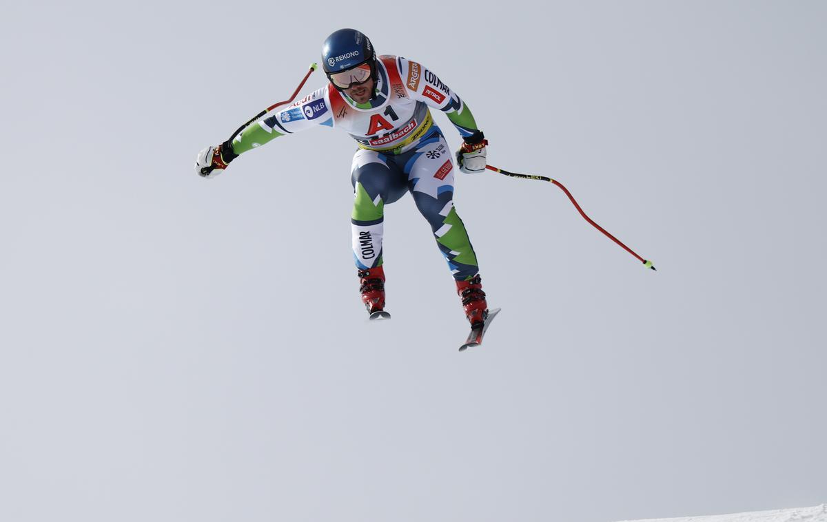 Saalbach Miha Hrobat | Miha Hrobat se je izognil padcu, a odstopu ni uspel ubežati. | Foto Guliverimage