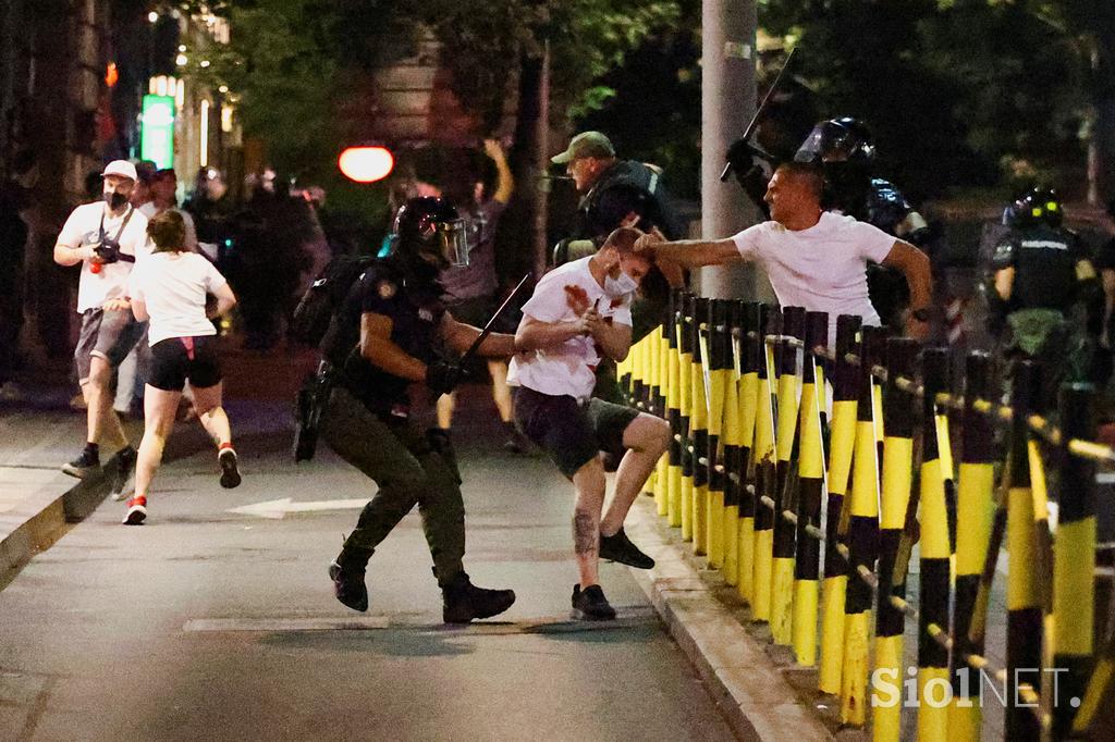 Protest v Beogradu