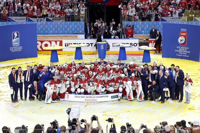 češka hokejska reprezentanca | Čehi so rekordno domače prvenstvo končali na najlepši možen način in na svetovni lestvici napredovali na četrto mesto. | Foto Reuters