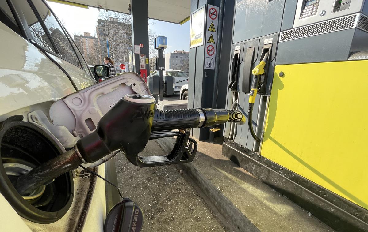 gorivo dizel bencin črpalka | Foto Gregor Pavšič