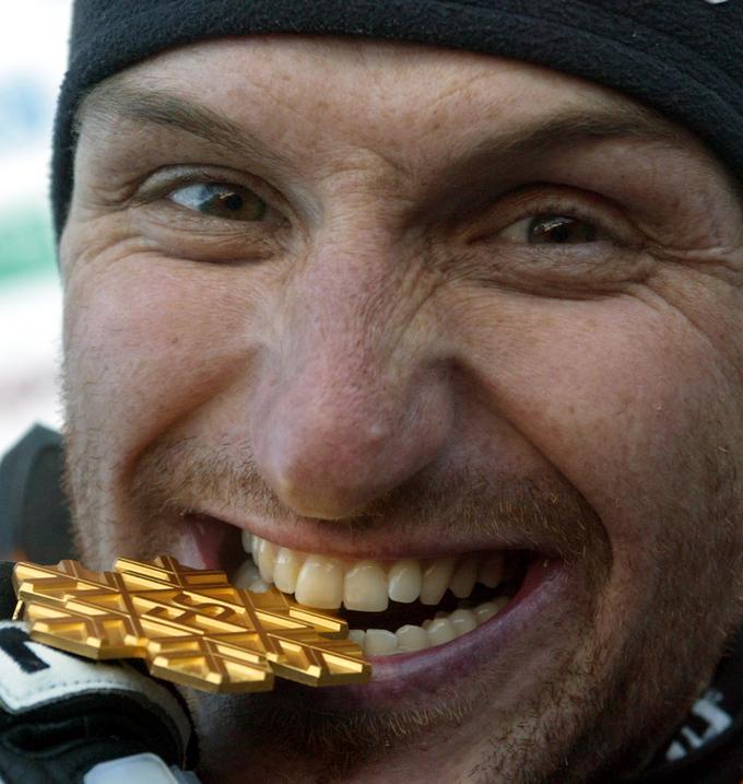 Leta 2003 je v Kreischbergu v Avstriji postal svetovni prvak v paralelnem veleslalomu. | Foto: Reuters