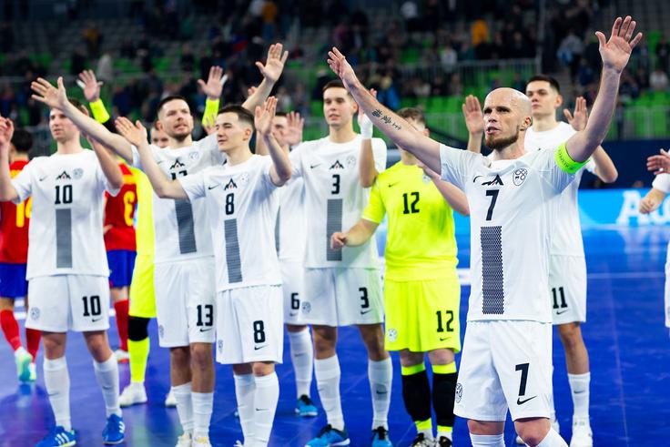 Slovenijo do konca skupinskega dela čakata še tekmi z Belgijo in Belorusijo. | Foto: Filip Barbalić