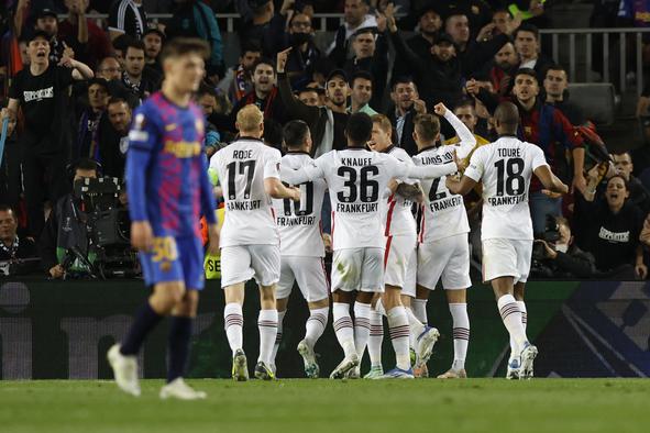 Eintracht izločil veliko Barcelono, tudi Kampl slavi polfinale