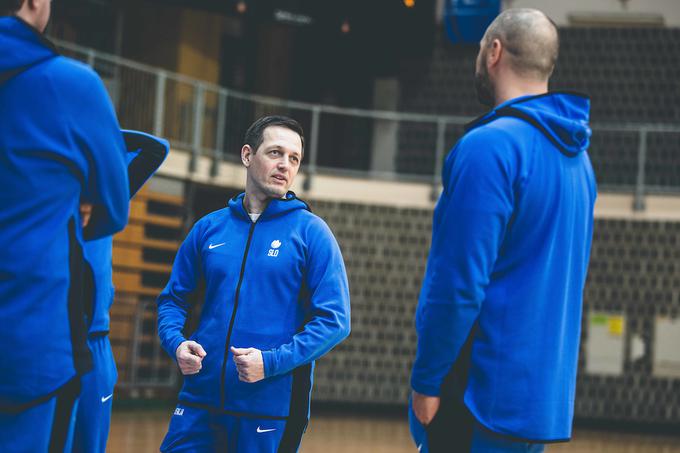 Aleksander Sekulić slovenska košarkarska reprezentanca trening | Foto: Grega Valančič/Sportida