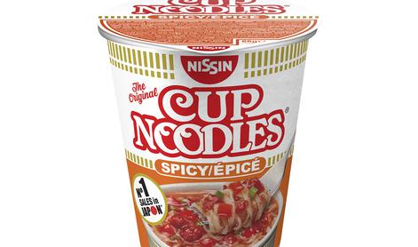 Odpoklic instant pekoče juhe Nissin Cup Noodles