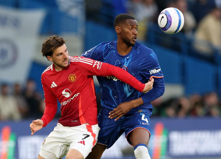 Chelsea je z 1:0 premagal Manchester United. | Foto: Reuters