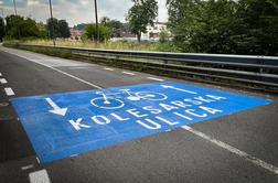 Ljubljana dobila prvo kolesarsko cesto #foto