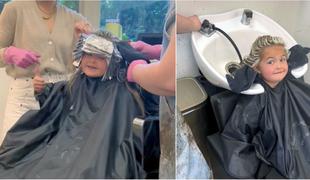 Petletni hčerki je dala pobarvati lase in sprožila burno razpravo