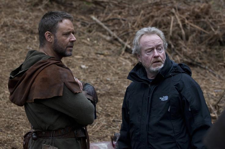 Ridley Scott na snemanju filma Robin Hood z Russllom Crowom. | Foto: Guliverimage