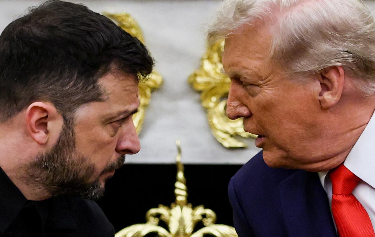 Zelenski in Trump | Zelenski je razkril, da mu je Trump, ko so ga vprašali po novem orožnem sistemu, rekel: "Delali bomo na tem."  | Foto Gulliverimage