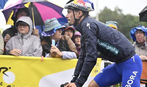 V živo Tour de France: drama na začetku! Pogačar, Roglič, dež, zamuda in kaos na francoskih cestah.
