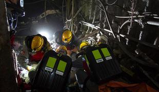 V nesreči v Premogovniku Velenje 14 poškodovanih rudarjev #video