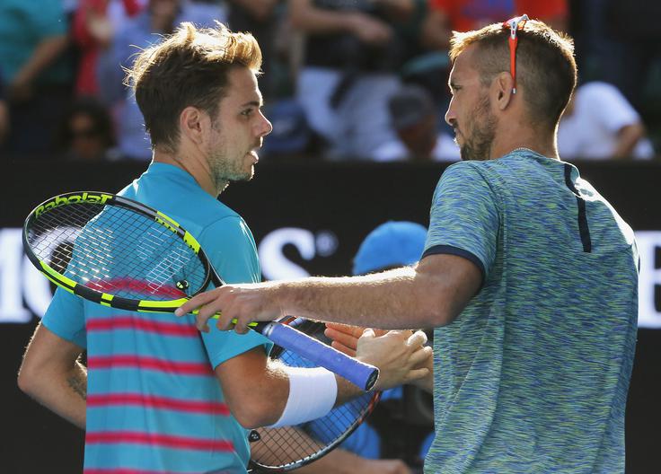 Stan Wawrinka je izločil Viktorja Troickega. | Foto: Reuters