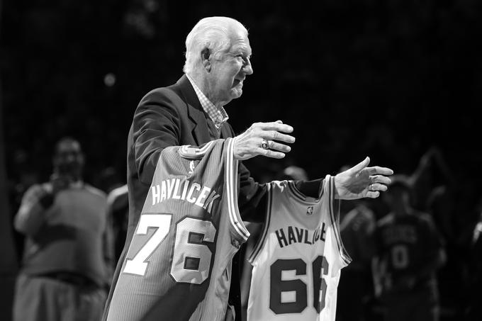 Havlicek je vseh 16 sezon v severnoameriški ligi NBA igral za Boston. | Foto: Getty Images