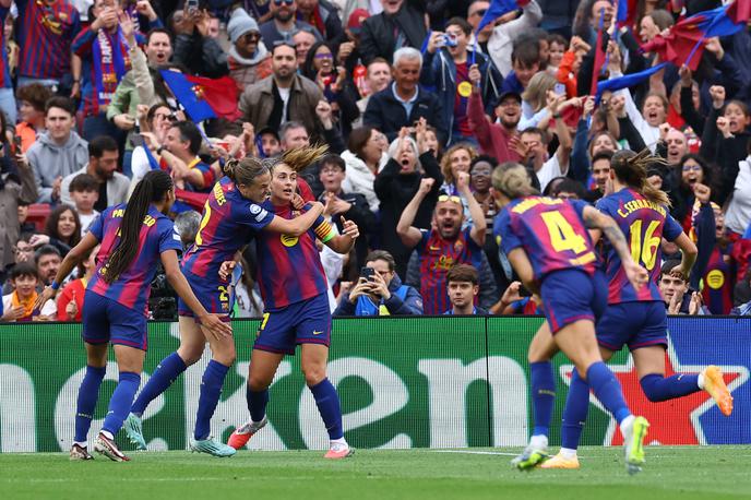 Barcelona | Nogometašice Barcelone in Lyona se bodo še četrtič v zadnjih sedmih letih srečale v finalu najelitnejšega klubskega tekmovanja. | Foto Reuters