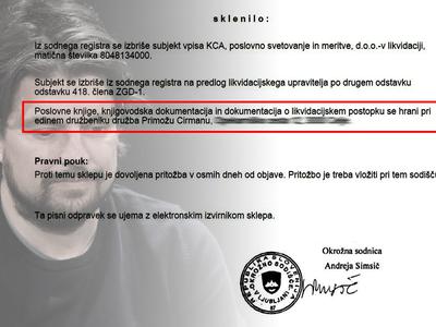 GEN-I Roberta Goloba je nakazoval denar podjetju Vesne Vuković, ki ga je ukinil Cirman