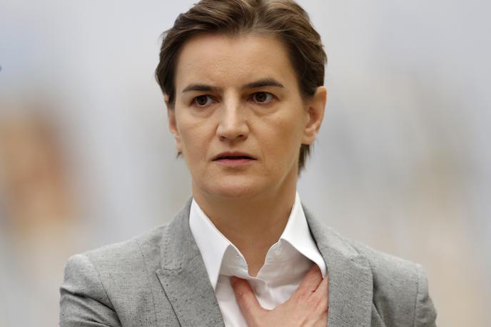 Ana Brnabić | Srbska premierka Ana Brnabić je v nagovoru na sprejemu tujih diplomatov zatrdila, da bo med parado varnost zagotovljena. | Foto Reuters