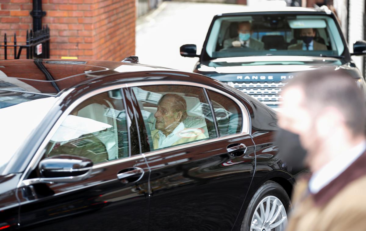 princ Filip | 99-letni vojvoda Edinburški ob odhodu iz bolnišnice | Foto Reuters