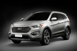 Hyundaiev SUV tudi v tretji generaciji ohranja ime santa fe