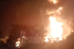 Nov napad na rafinerijo v Rusiji: izbruhnil ogromen požar