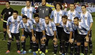 Argentina nazdravlja Messiju in druščini: že na SP 2014